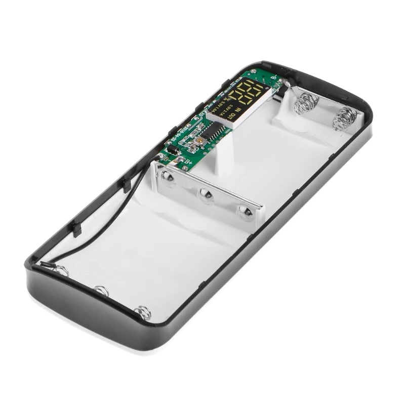 3 USB-порта 5x18650 &quotсделай сам&quot портативный держатель батареи с ЖК-дисплеем чехол