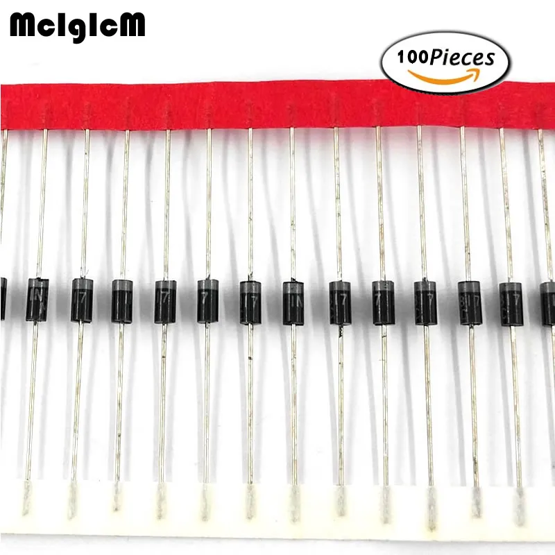 MCIGICM 100 шт. IN5817 DO 41 1A 20V диод Шоттки 1N5817|schottky diode|1n5817 schottky diodeschottky diode 1a |