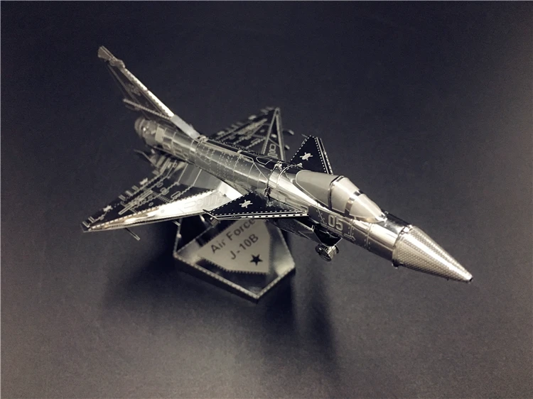 ММЗ модель NANYUAN 3D металлическая модель комплект ВВС J-10B китайская Современная военная техника сборочная модель DIY 3D лазерная резка модель