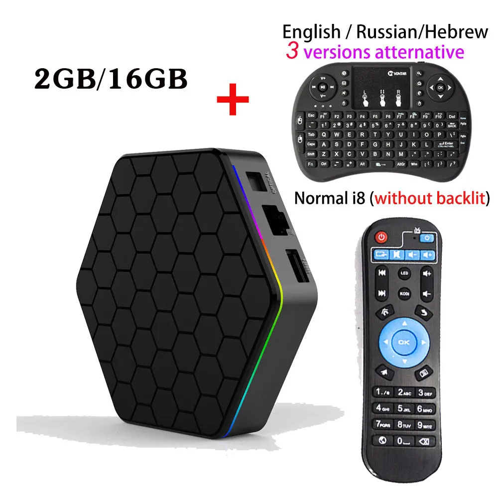 2G16G and normal i8 T95Z плюс Смарт ТВ приставка 2 ГБ/16 ГБ 3 Гб/32 ГБ Amlogic S912 Восьмиядерный Android 7,1 ТВ приставка 2,4G/5 ГГц WiFi BT4.0 4K ТВ приставка - Цвет: 2G16G and normal i8