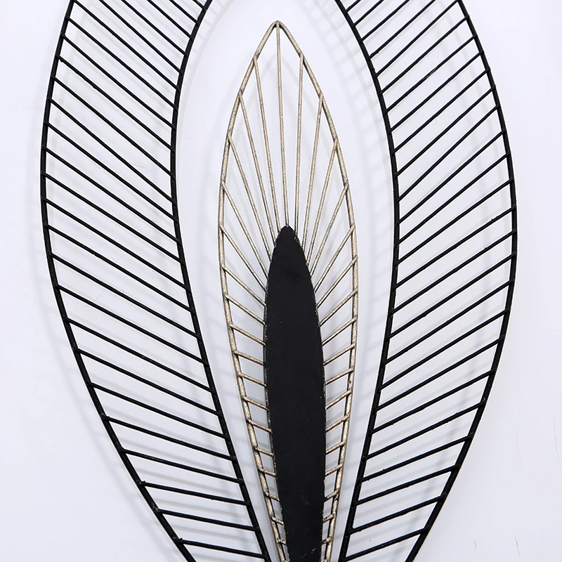 Простой Металлический Настенный декор для гостиной настенная Фреска железный