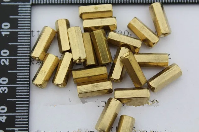 50 шт./лот 20 мм полая медная стойка M3 высокие Монтажные Стойки PCB шестигранные