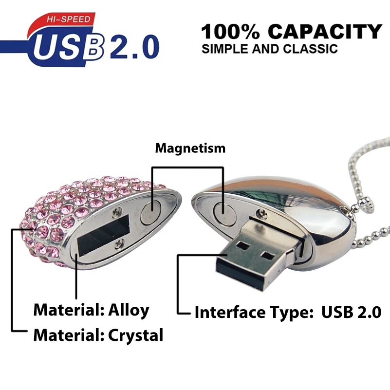 Usb 2 0 металлическая флеш-карта в форме сердца 4-64 Гб | Компьютеры и офис