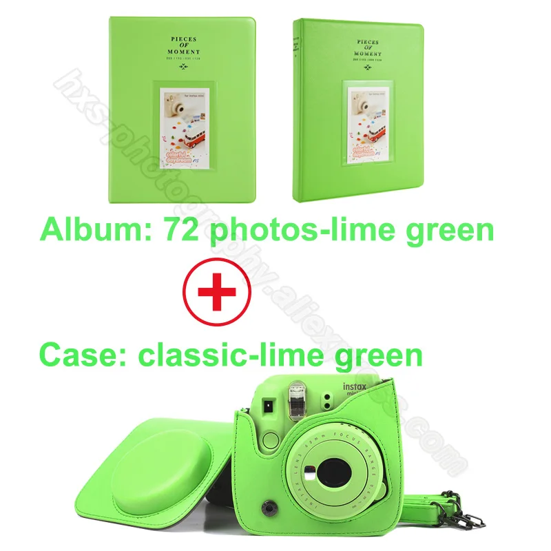Тот же дизайн альбом и pu кожаный чехол в паре для Fujifilm Instax Mini 9 8 камера, Fujifilm Instax Mini фильмы