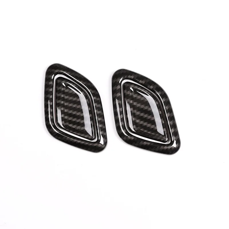 4 шт. декоративные накладки на подголовник автомобиля из углеродного волокна для