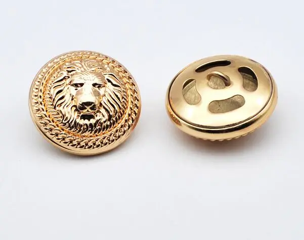 Металлическое пальто на кнопках с изображением Льва 20 шт./лот декоративные