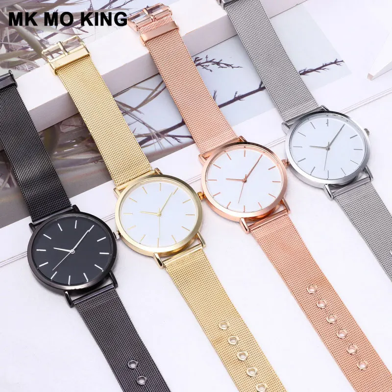 Женские часы люксовый бренд кварцевые бизнес модные Reloj Mujer Золотой Серебряный