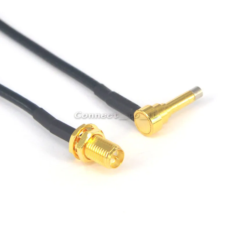 10 шт. RP SMA Female (штырь в центре) к MS156 Male правый угол C2 вилка RF коаксиальный разъем