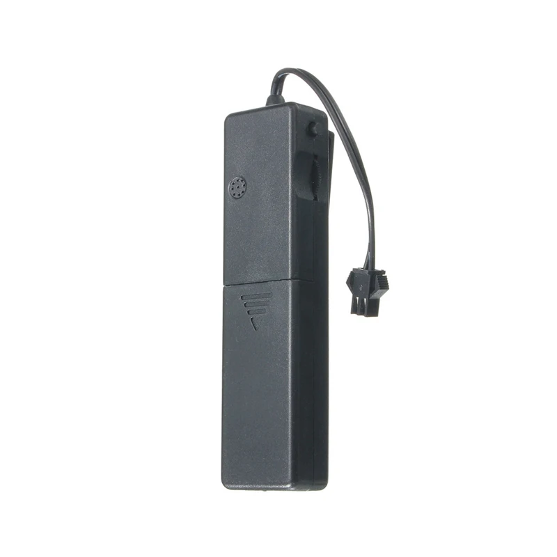 CLAITE светодиодный держатель батареи USB Звуковая активация контроллер для светодиодный El провода свечение гибкий неоновый DC 3 в