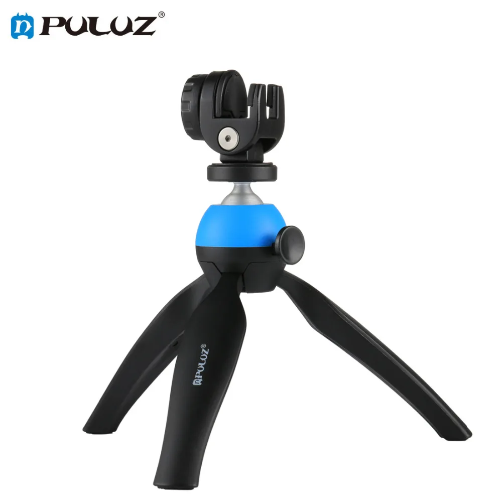 PULUZ карманный мини штатив с шаровой головкой 360 градусов и держателем для