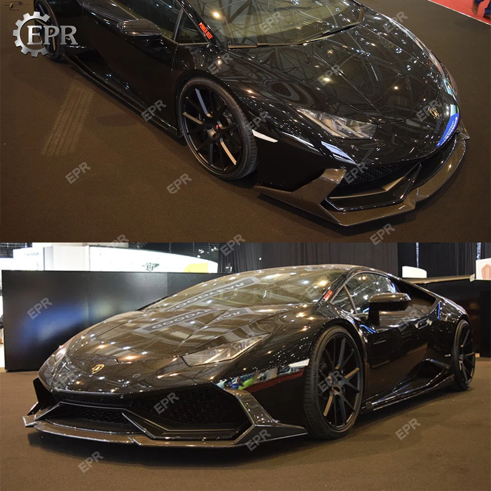 Передняя губа из углеродного волокна для Lamborghini Huracan LP610 (2014 +) стильная передняя с