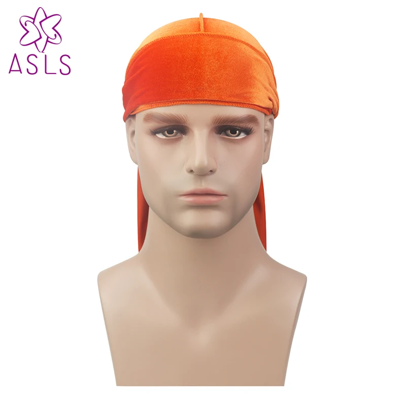 Премиум S Durag 360 540720 волн Экстра длинный хвост и широкие ремни для мужчин Du