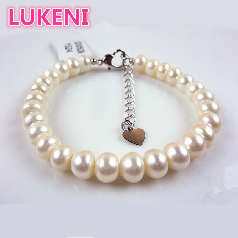 Женский жемчужный браслет из натурального жемчуга в форме хлеба 100%|bracelets for|natural