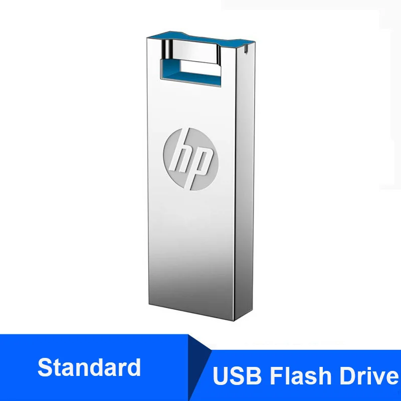 v295w Standard Hp USB флэш-накопитель 16 ГБ 32 ГБ 64 ГБ v295w металлический круг USB флеш-накопитель U диск на ключе дропшиппинг Флешка 32 Гб - Color: v295w Standard
