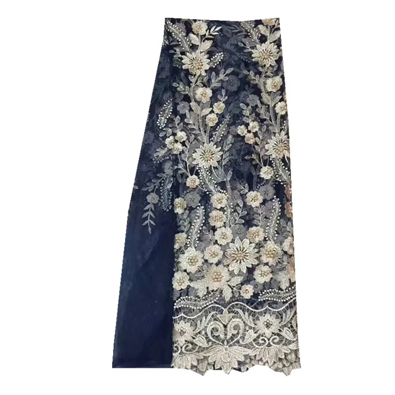 Latest Style Beaded Lace Fabric 2018 Fashion African Tulle French High Quality nly67-96 | Дом и сад