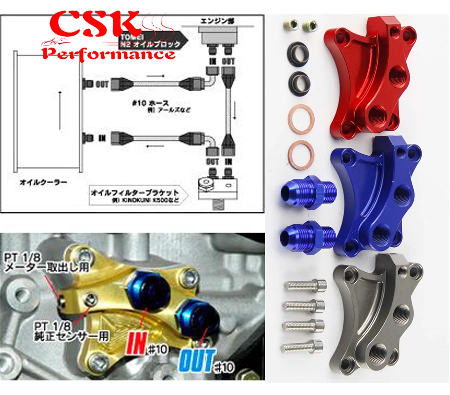 Комплект масляного радиатора 28 row 10AN для Nissan 200SX S13 S14 S15 SR20 SR20DET 180SX| |