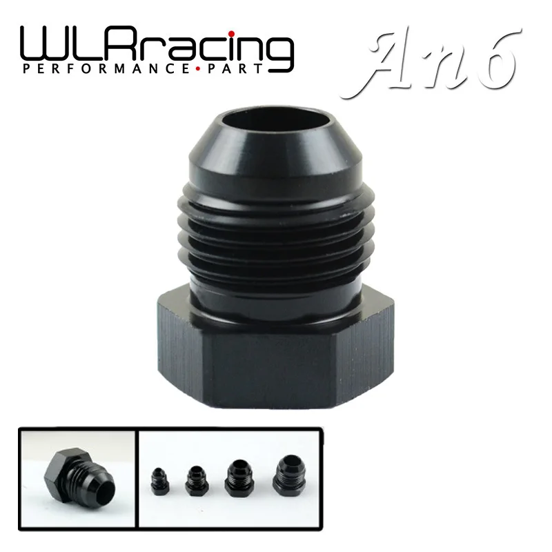 WLR RACING AN6 6 черная алюминиевая Шестигранная головка штекер SL806 06 021|aluminium black|aluminium