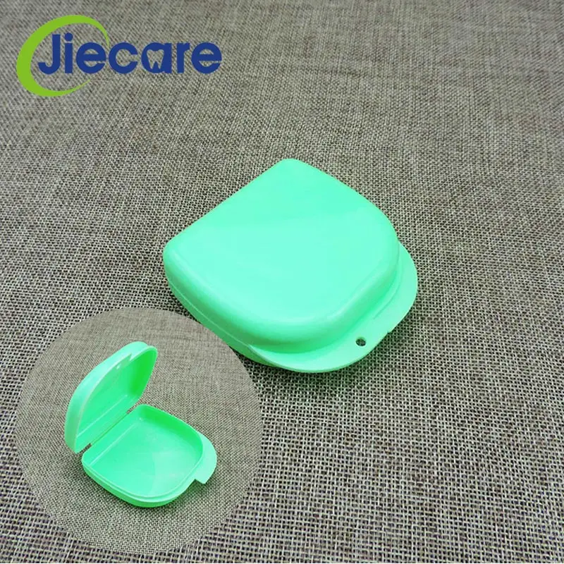 

1 PC Dental Denture Teeth Storage Case Dental False Teeth Appliance Container Boxes Dental Mouthguard Night Guard Colorful