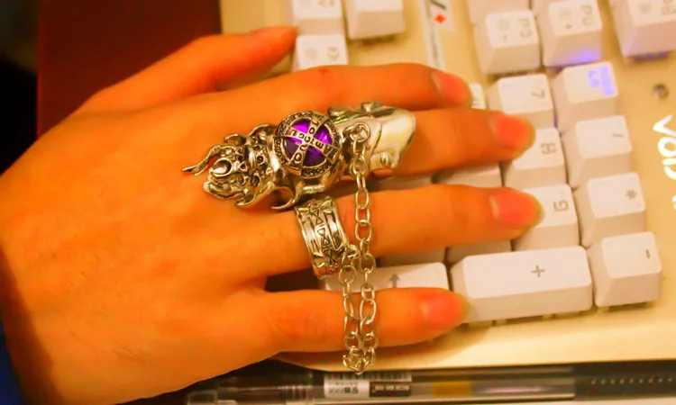 Аниме Kate Ario Hitman Reborn Finger кольца Vongola Family Coaplay кольцо реквизит Gem Turn Мужская Косплей