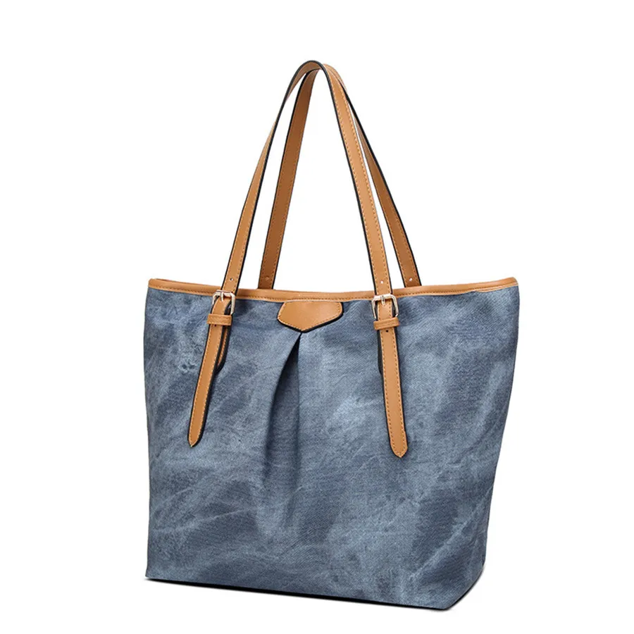 YOGOBOR Новый Повседневная Женщины Сумки На Ремне Модельер Джинсовой Твердые