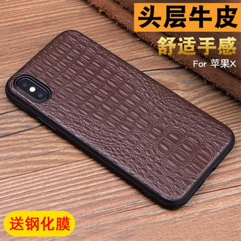 

Чехол X 2018, модный дизайнерский чехол-накладка для Apple iPhone X, Fundas, роскошный чехол из натуральной коровьей кожи для iPhone X, оболочка, capa