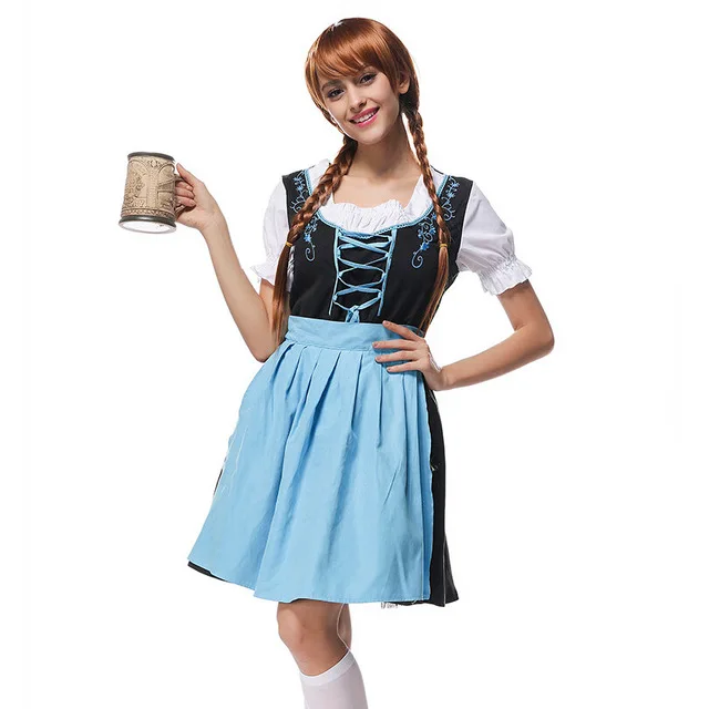 Сексуальный костюм для немецкого фестиваля Октоберфест пивной Девы Wench Bavarian Heidi