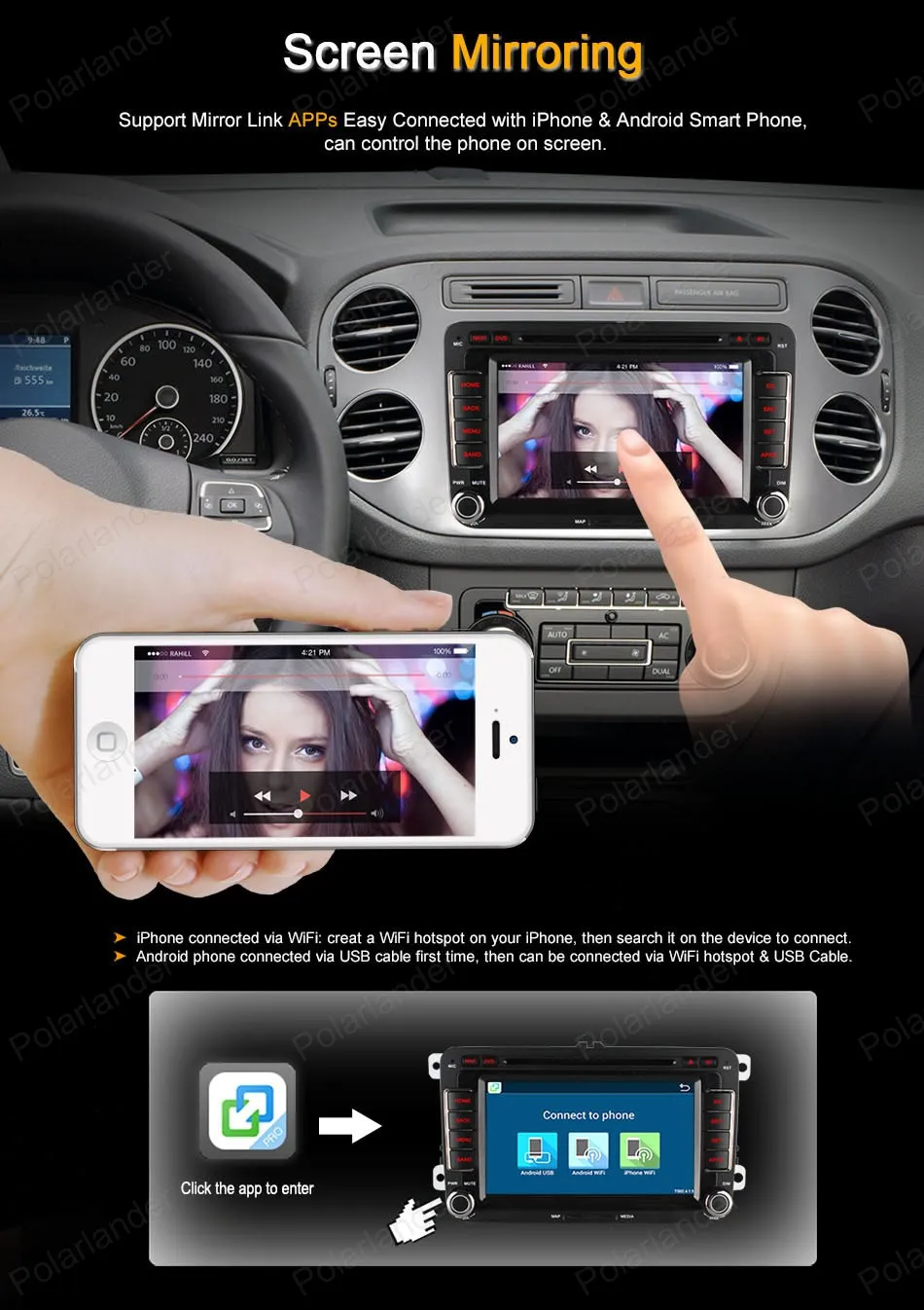 7-дюймовый Android 4 автомобильный DVD-радиоприемник для VW passat jetta polo golf GPS стерео