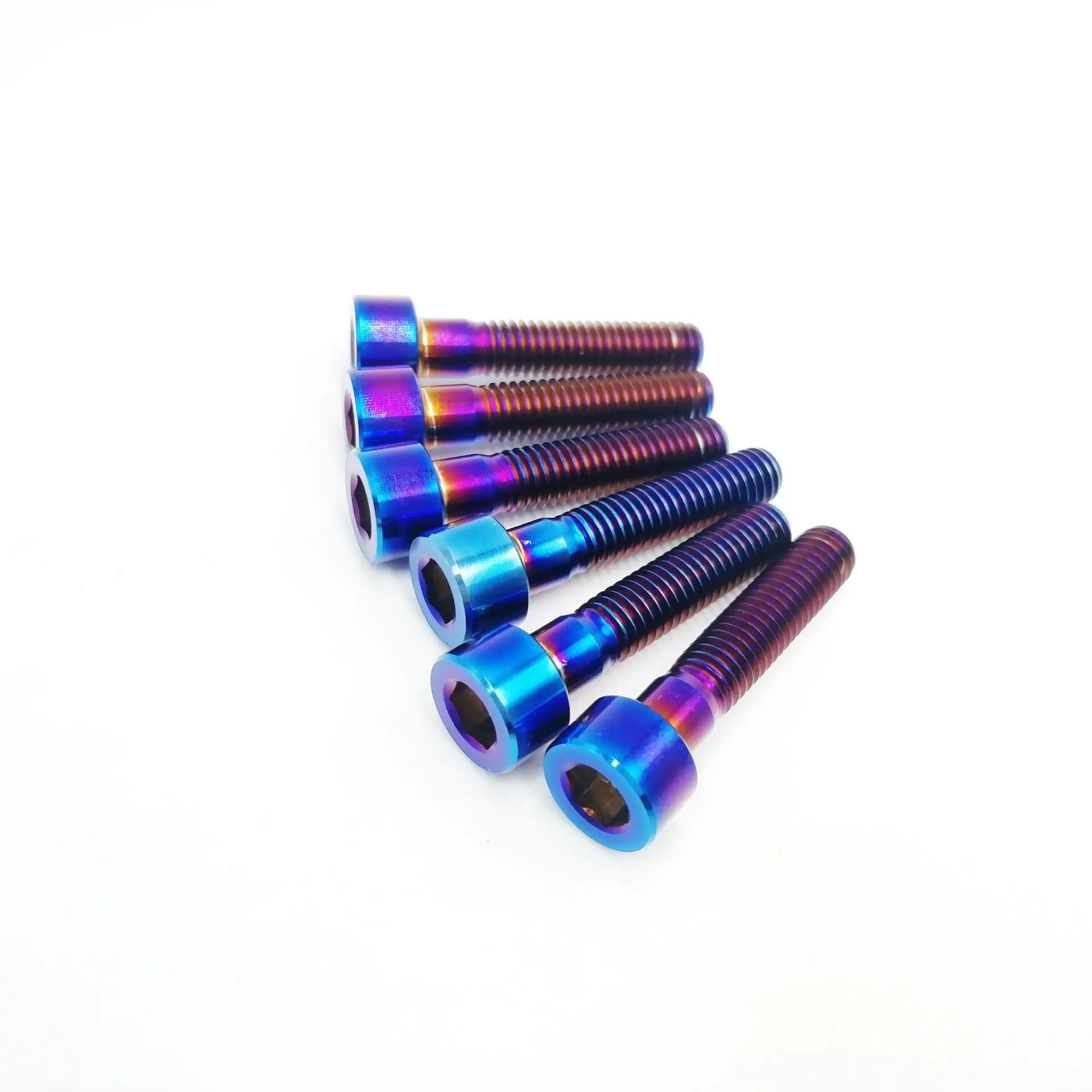 6 шт. M6X30 мм титановый болт с шестигранной головкой шестигранным углублением