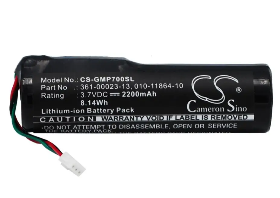 

Cameron Sino 2200mah battery for GARMIN Pro 550 handheld Pro 70 Dog Transmitter Tri-Tronics Collar 010-11864-10 361-00023-13