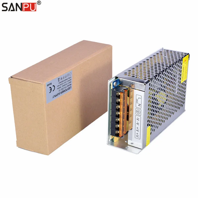SMPS светодиодный Dirver 12 v 20a 250 w импульсный источник питания постоянного напряжения 220 v 230 v ac к dc трансформатор освещения Крытый для Светодиодный s бар