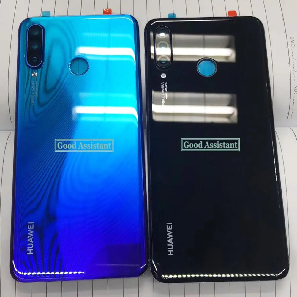 6,1 дюйма для huawei P30 Lite/Для huawei Nova 4E сменная стеклянная задняя крышка батарейного отсека чехол Корпус батареи задняя крышка