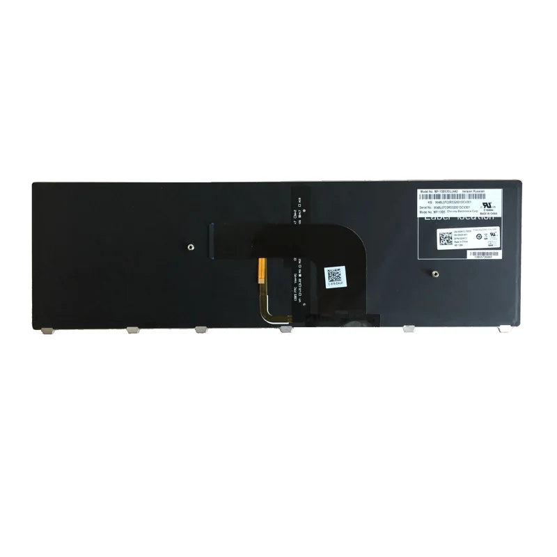 Новинка для Dell Inspiron 17 7000 7737 Клавиатура ноутбука с подсветкой серебристый