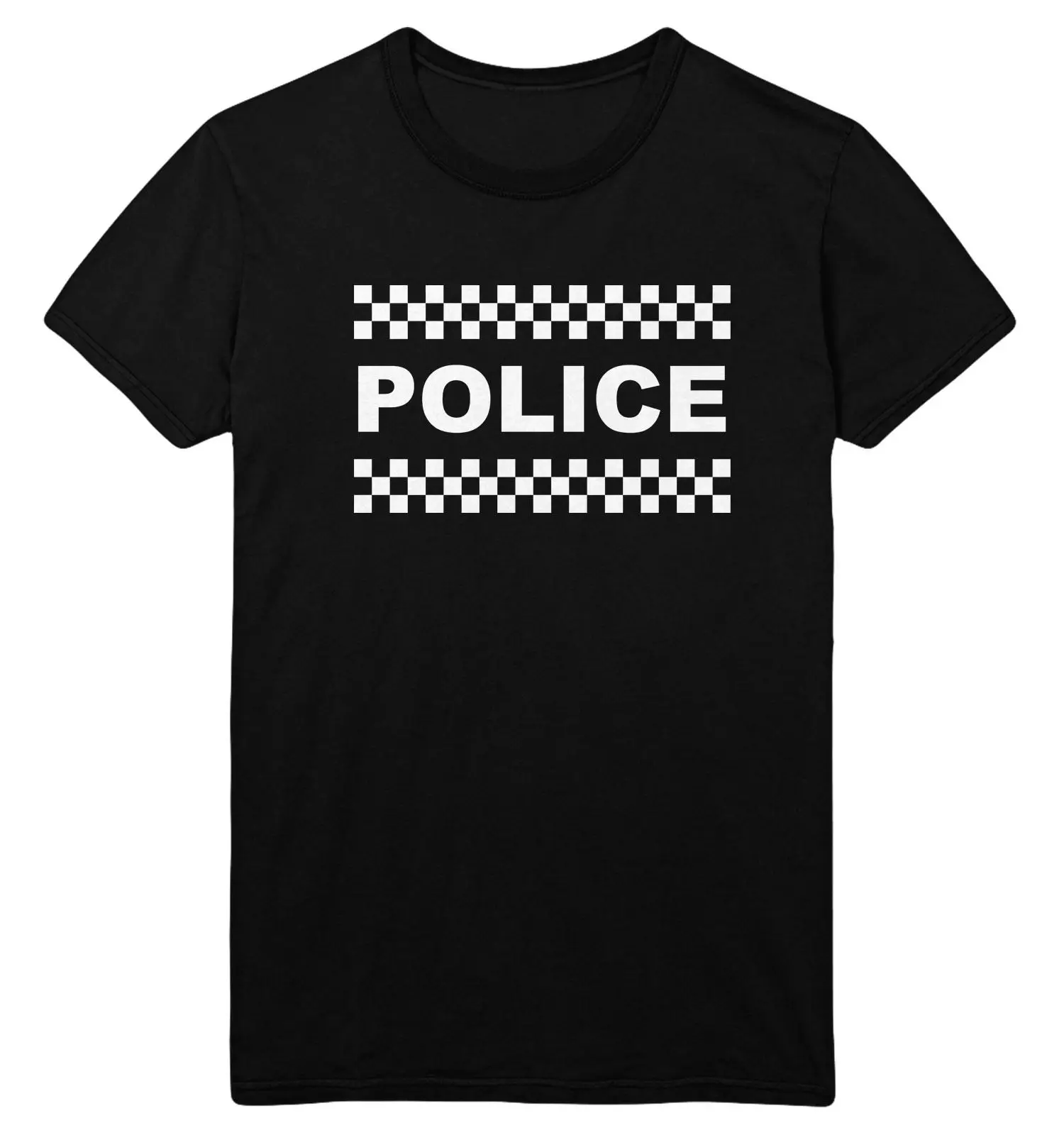 POLICE T Shirt Men Women Kids Fancy Dress Top Costume Up Outfit Idea Tee Ladies Funny New Unisex FunnyTops free shipping | Мужская