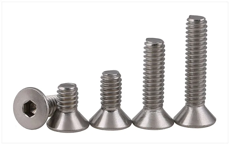 Шестигранные винты из нержавеющей стали 1/4 20 с плоской головкой болты