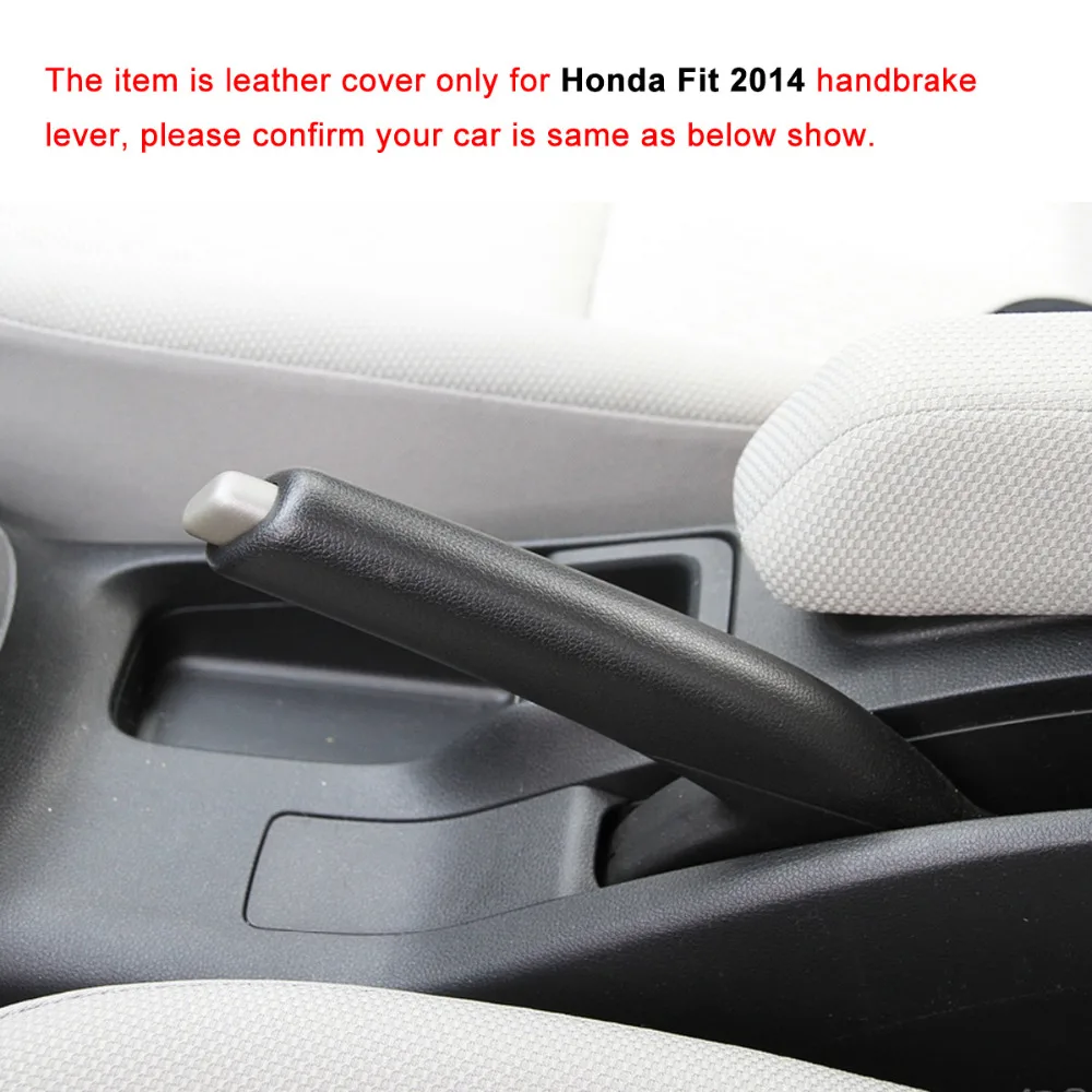 Автомобильные чехлы ручника PONSNY чехол для Honda Fit 2014 Стайлинг автомобиля ручки и из