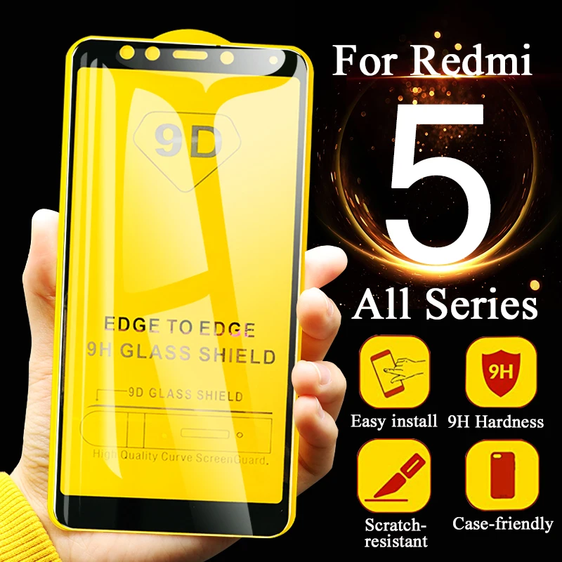 Защитное стекло на для xiaomi redmi note 5 pro 5a плюс защита экрана a5 закаленное xiomi лист Cam