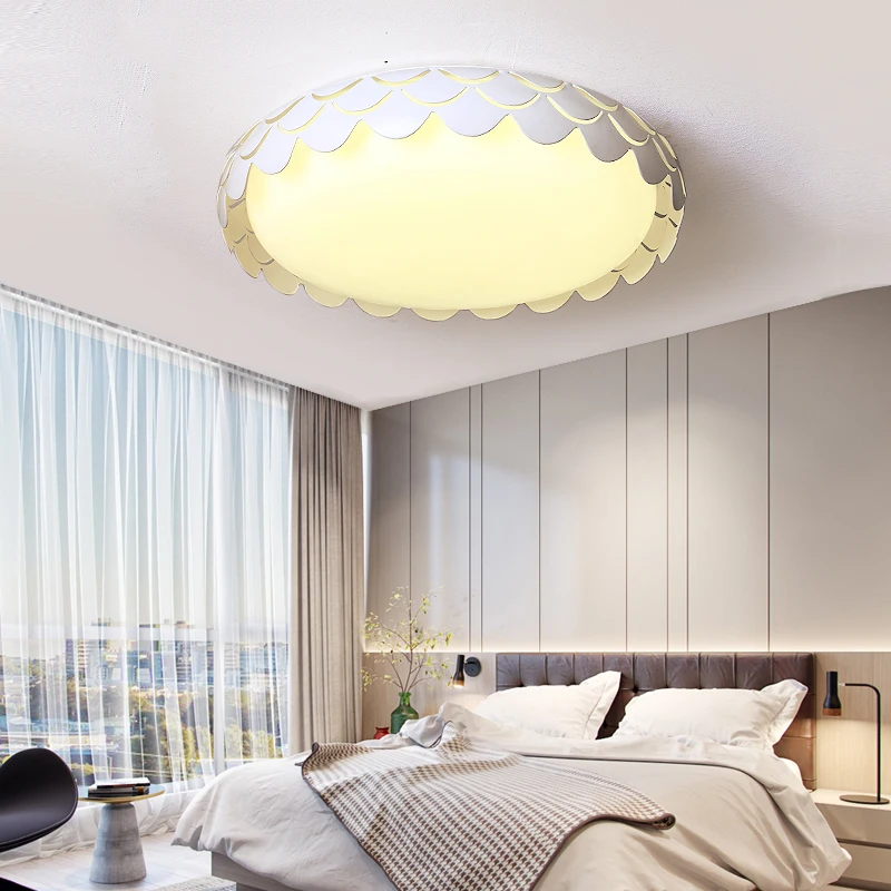 

Lamps Lotus Lights LED Ceiling Lights Bedroom Simple Modern Atmosphere Home Round Children's Lights Room Lights