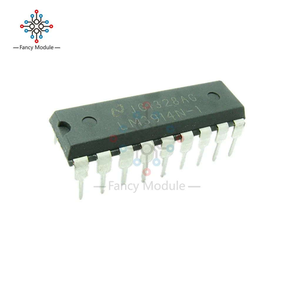 10 шт. LM3914 DIP 18 LM3914N 1 светодиодный дисплей IC новый оригинальный|ic led|ic driveric led driver |
