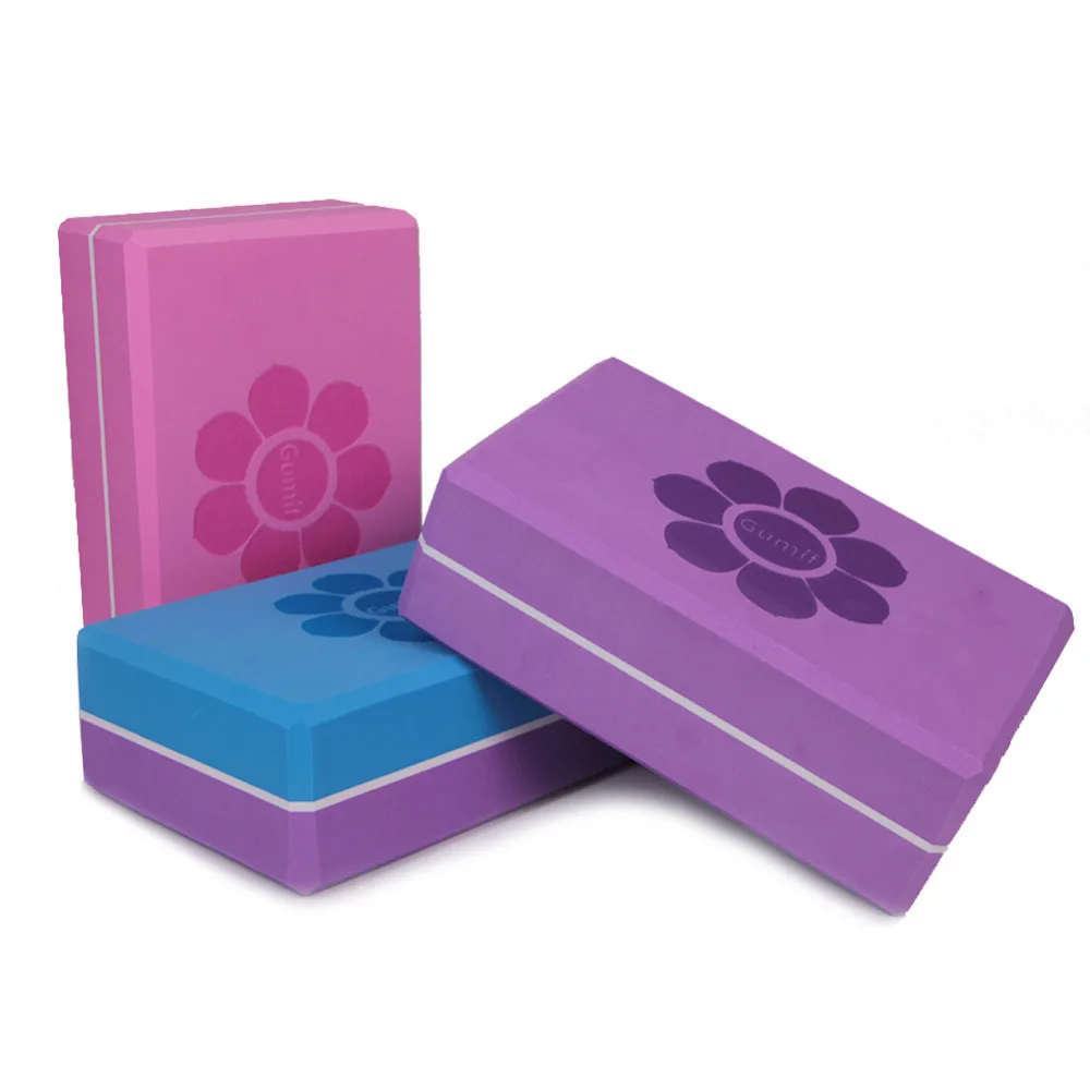 Блоки для йоги разноцветные блоки из пены строительные фитнеса пилатеса силовых
