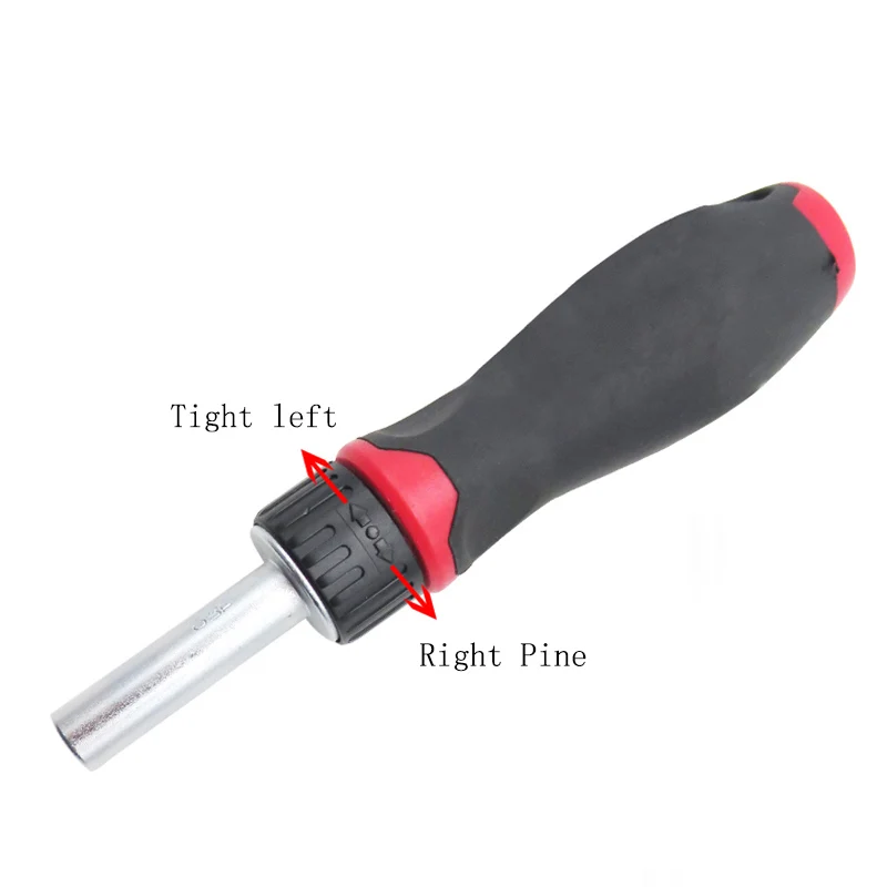 1PC Multi-function Non-slip Reversible Ratchet Wrench Screwdriver Handle for 1/4"(6.35mm) Hex Shank Bit Cr-V | Инструменты