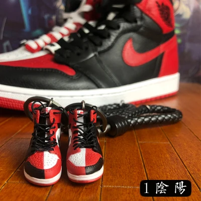 Кроссовки AJ key chain Jordan Баскетбольная обувь стерео сумка для обуви висячая ручная работа автомобильный брелок подарки для пары мужчин и женщин - Цвет: 14