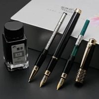 iridium fountain pen three pen head ink gift box for students to practice business gift box