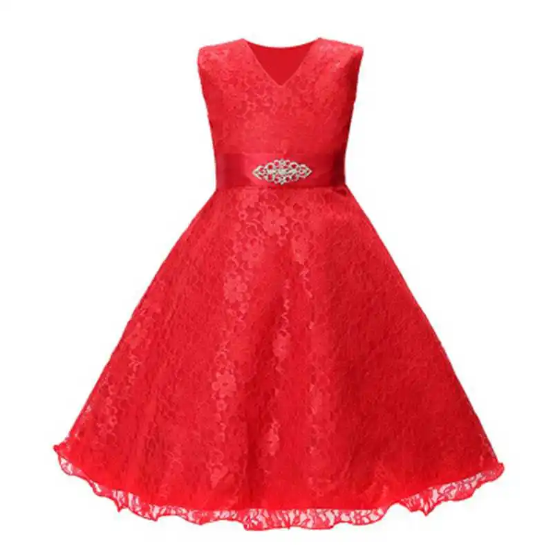 New girls dress Children Wedding Brides Gears Celebrations and Parties Princess Lace Costume Girls Clothes Christmas | Детская одежда и