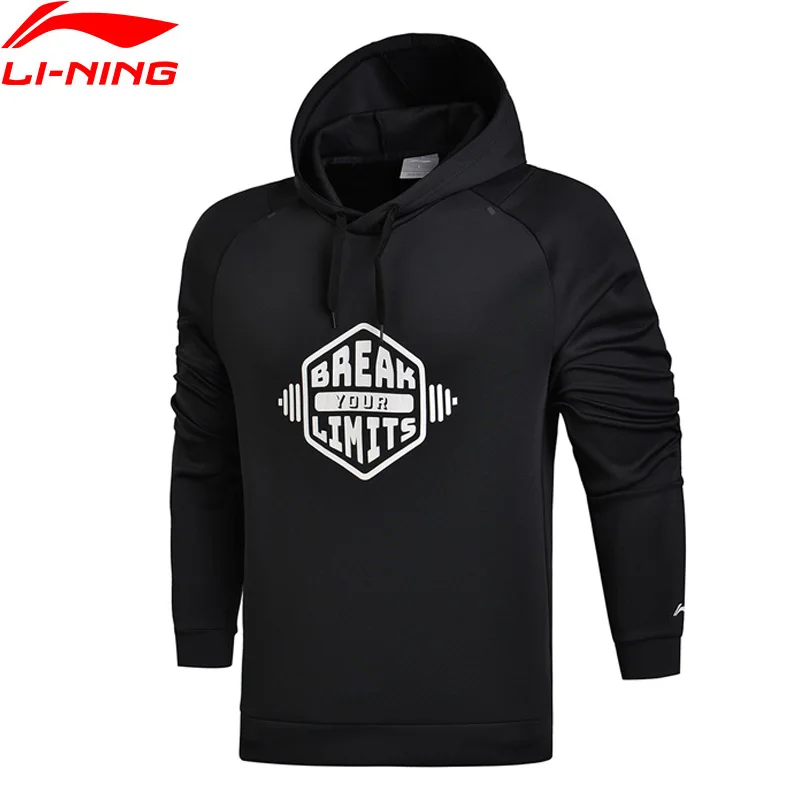 Мужской тренировочный свитер Li-Ning классическая посадка 93% полиэстер 7% спандекс