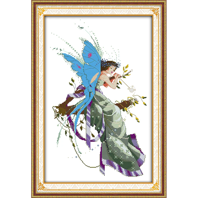 Набор для вышивки крестиком Волшебная девушка 14 карат cross stitch set counted cross stitchcross