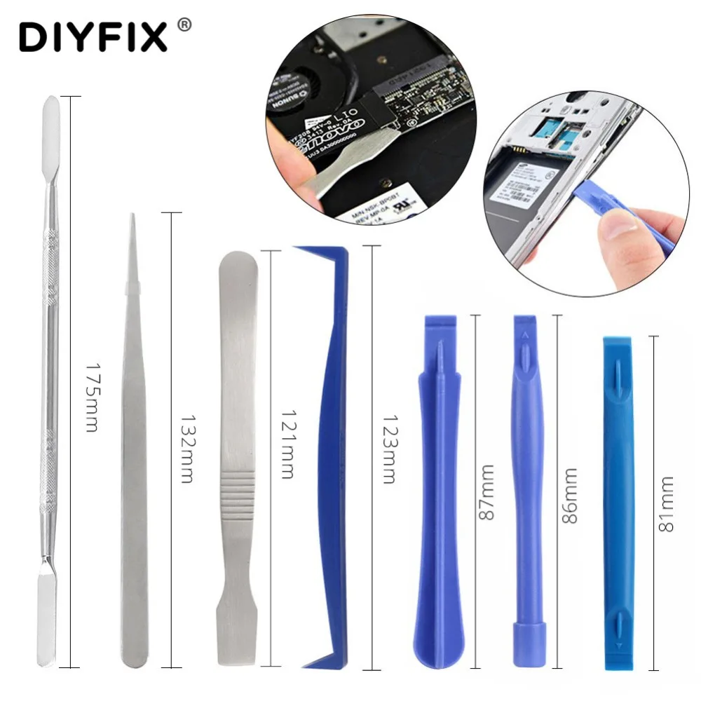 DIYFIX отвертка для смартфона 22 в 1 металлические инструменты открытия разборка