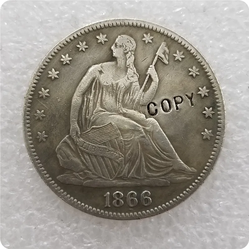 USA (1866-1890)-P SEATED LIBERTY HALF DOLLAR COIN COPY commemorative coins-replica coins medal collectibles | Дом и сад