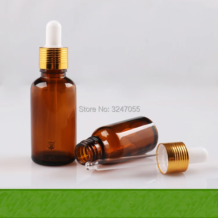 5ml10ml15ml20ml30ml50ml100ml пустой коричневый стеклянный флакон эфирного масла самодельный