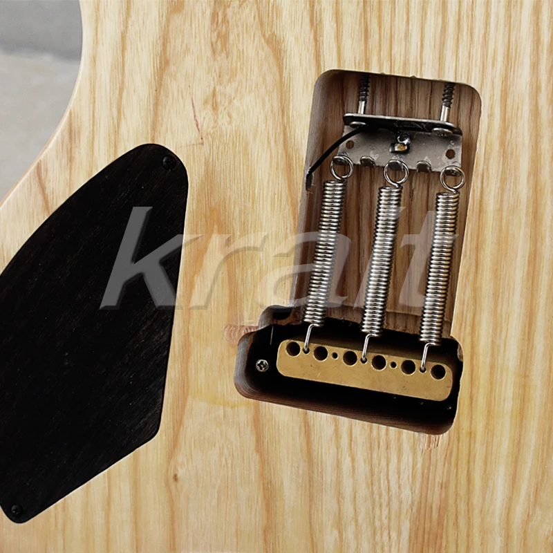 Безголовая гитара ebony fanned fret электрическая гитара ash body Camphor Burl Топ вверх вниз тремоло