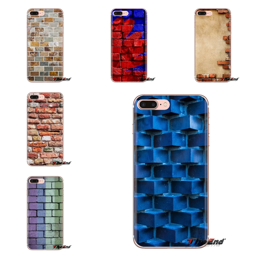 Текстуры кирпичи прозрачные мягкие чехлы для iPod Touch Apple iPhone 4 4S 5 5S SE 5C 6 6S 7 8 X XR XS Plus MAX